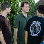 Meeting on Mōtītī prior to the Pōwhiri