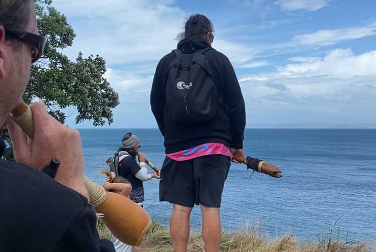 Oro Mauri Activation on te moutere o Mōtītī