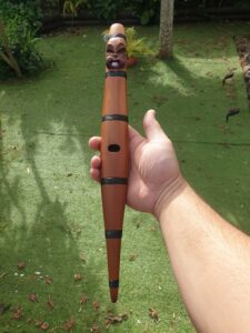 Pūtōrino naa Jared Hemopo i hanga gifted to Te Rewarewa marae