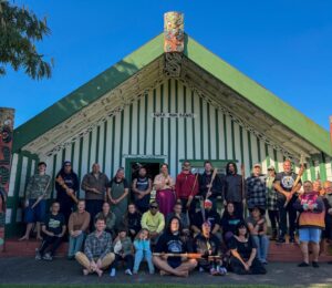 Wānanga taonga pūoro at Te Rewarewa marae in Ruātoki